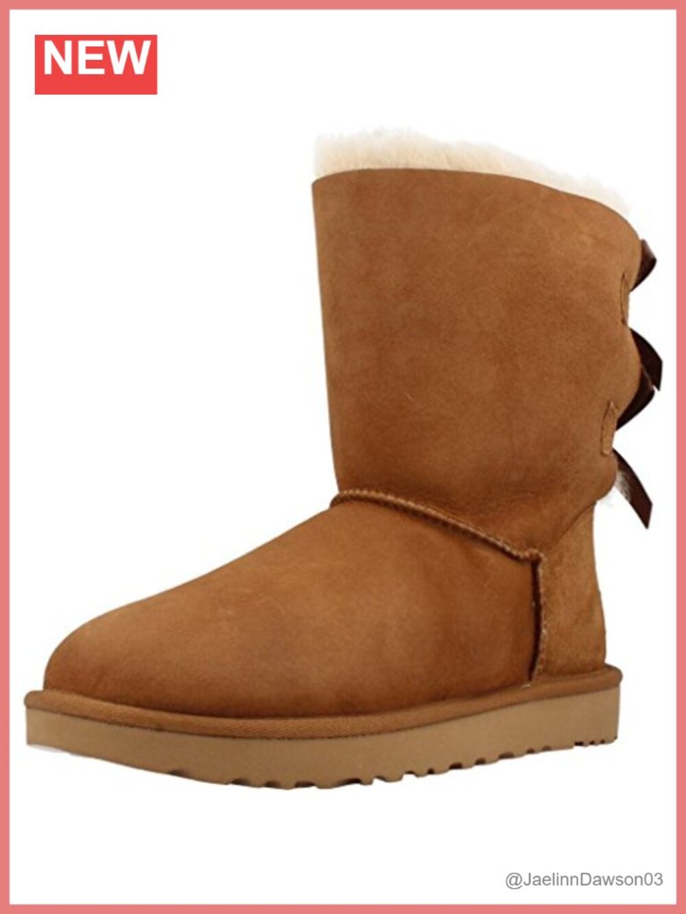 UGG Bailey Bow II Suede Sheepskin Snow Boot - Women's Winter Boot